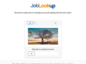 'joblookup.com' screenshot