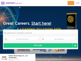 'jobnet.com.mm' screenshot