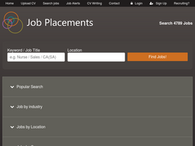'jobplacements.com' screenshot