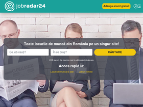 'jobradar24.ro' screenshot