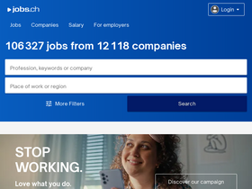 'jobs.ch' screenshot