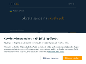 'jobs.cz' screenshot