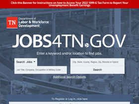 'jobs4tn.gov' screenshot