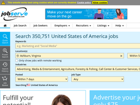 'jobserve.com' screenshot