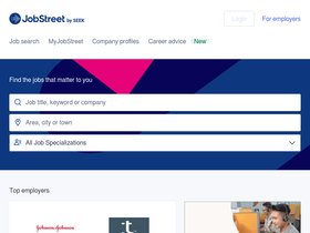 'jobstreet.com.ph' screenshot