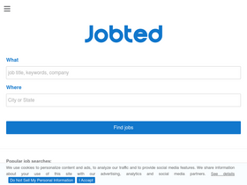 'jobted.com' screenshot