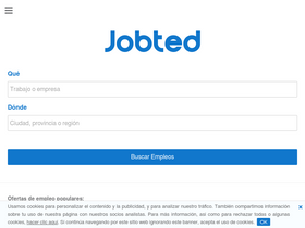 'jobted.es' screenshot