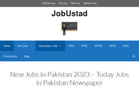 'jobustad.com' screenshot