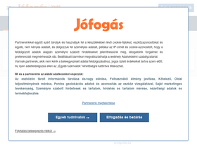 'jofogas.hu' screenshot