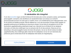 'jogg.se' screenshot