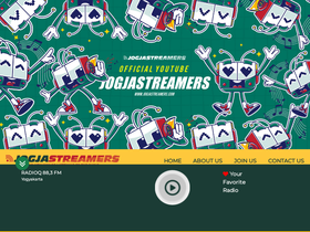 'jogjastreamers.com' screenshot