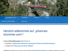 'johannes-strommer.com' screenshot