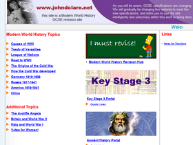 'johndclare.net' screenshot
