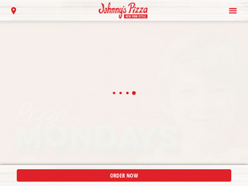 'johnnyspizza.com' screenshot