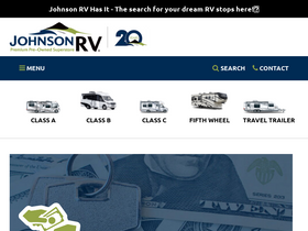 'johnsonrv.com' screenshot