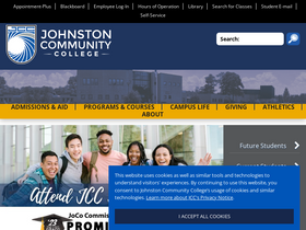 'johnstoncc.edu' screenshot