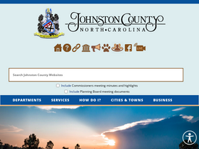 'johnstonnc.com' screenshot
