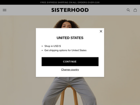 'join-the-sisterhood.com' screenshot