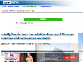 'joinmychurch.com' screenshot