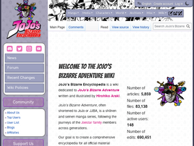 'jojowiki.com' screenshot