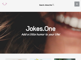 'jokes.one' screenshot