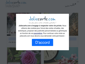 'joliecarte.com' screenshot