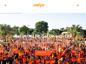 'jomrun.com' screenshot