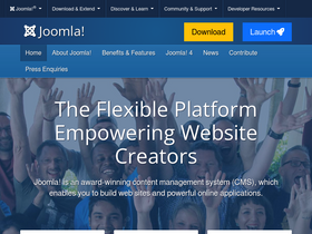 'joomla.org' screenshot