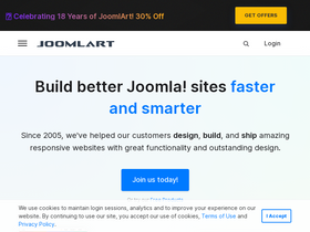 'joomlart.com' screenshot
