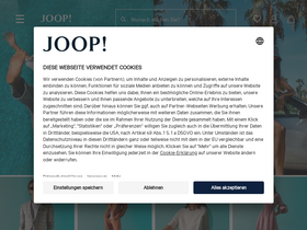 'joop.com' screenshot
