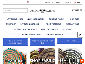 'jordanfabrics.com' screenshot