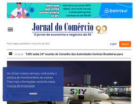 'jornaldocomercio.com' screenshot