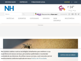 'jornalnh.com.br' screenshot