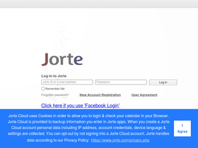 'jorte.net' screenshot