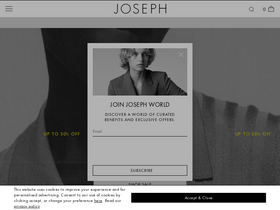 'joseph-fashion.com' screenshot