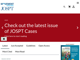 'jospt.org' screenshot