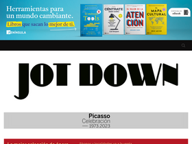 'jotdown.es' screenshot