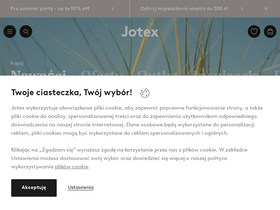 'jotex.pl' screenshot