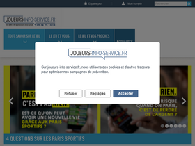 'joueurs-info-service.fr' screenshot