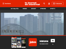 'journaldemontreal.com' screenshot