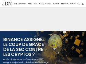 'journaldunet.fr' screenshot