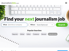 'journalismjobs.com' screenshot