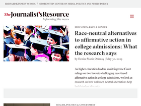 'journalistsresource.org' screenshot