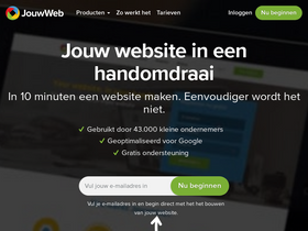 'jouwweb.be' screenshot