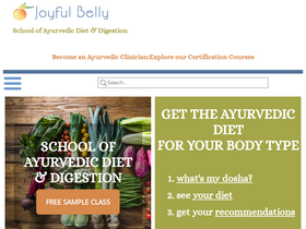 'joyfulbelly.com' screenshot