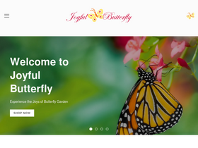 'joyfulbutterfly.com' screenshot