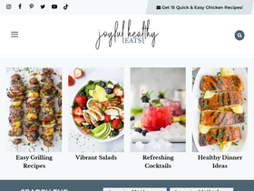 'joyfulhealthyeats.com' screenshot