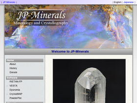 'jp-minerals.org' screenshot