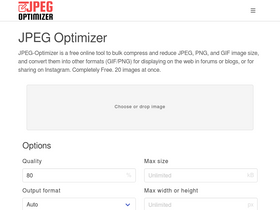 'jpeg-optimizer.com' screenshot