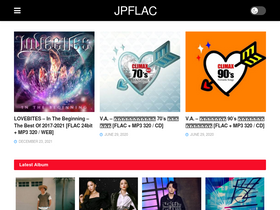 'jpflac.com' screenshot